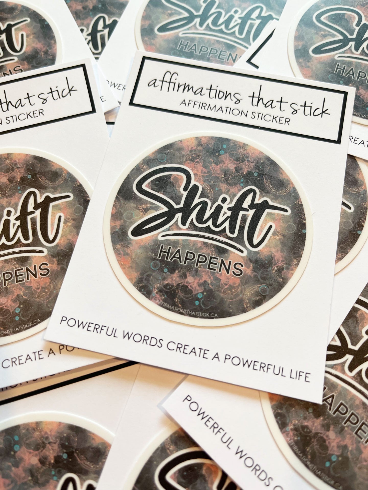 Shift Happens Affirmation Sticker-Affirmations That Stick CA